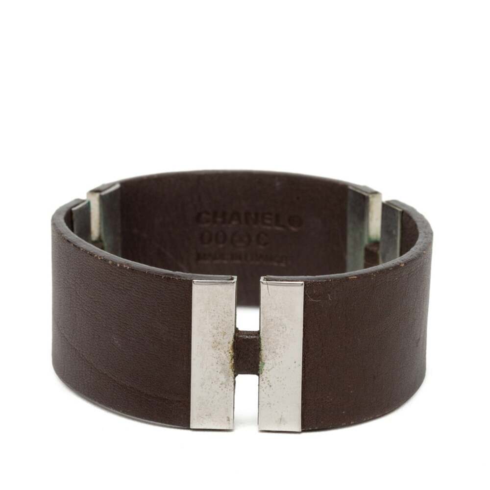 Chanel Bracelet Leather And Metal Brown #336453C37B